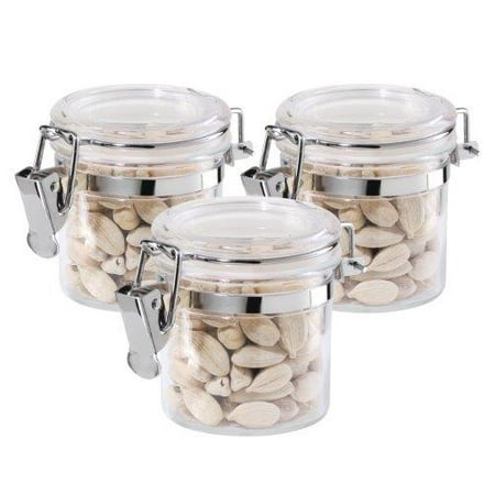 - 3-Piece Acrylic Airtight Canisters, Mini