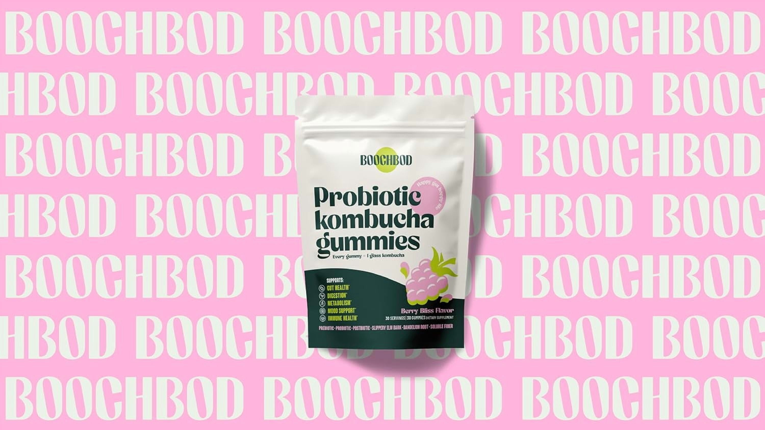 BoochBod Probiotic Kombucha Gummies