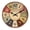 Colorful, variant on Sunflowers Wall Clock Battery Operated 12 Inch Wooden Wall Clock Silent Decorative Clock for Kitchen Bedroom Home Office Decor