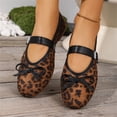 thumbnail image 5 of Willtoo Mary Jane Shoes Ballet Flats for Women Rounde Toe Slip on Bow Bowknot Ballerina Flat Comfortable Dressy Maryjane Shoes Women's Flats with Adjustable Strap, 5 of 5