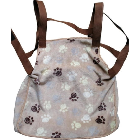 Hgudesign Pet Dog Carrier for Lap or Lap Dog Travel Shoulder Bag Sling Front Backpack Soft Plush (Gray)