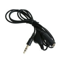 HAKIDZEL Extension Cord Male to Female AUX Cable Black PVC 1Pcs for Home Use