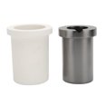 thumbnail image 1 of Induction Gold Melting Furnace Crucible, Non Stress Concentration Point Graphite Crucible Non Pollution 99.99 High Purity  Purification Effect  For Casting H1KG, 1 of 8
