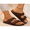 Coffee Brown, variant on Cork Footbed Slide Sandals for Women - Comfortable with Adjustable Straps