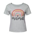 thumbnail image 2 of Liacowi Mommy and Me Rainbow T Shirt Short Sleeve Casual Top, 2 of 8