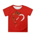thumbnail image 1 of Hauts pour Filles pour Activités Extérieures - T-Shirts à Col Rond Confortables avec Imprimés - Styles Extensibles et Respirants pour Enfants de 3 à 13 Ans, 1 of 4