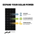 thumbnail image 4 of Go Power Solar Kit OVERLANDER-E Overlander; Expansion Solar Panel; For Use With Overlander Solar Kit; 200 Watt/9.3 Amp Charging Current; Monocrystalline; Screw Mount, 4 of 5