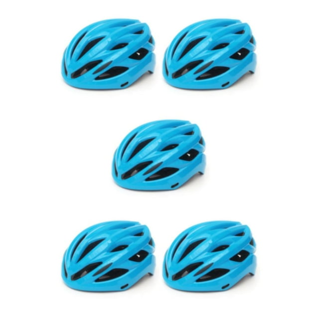 ZLight 22hole Bike Helmet for Protection Caps Portable Adjustable Men Women Riding Night Cycling Visors Safety Hat Blue L 5Set