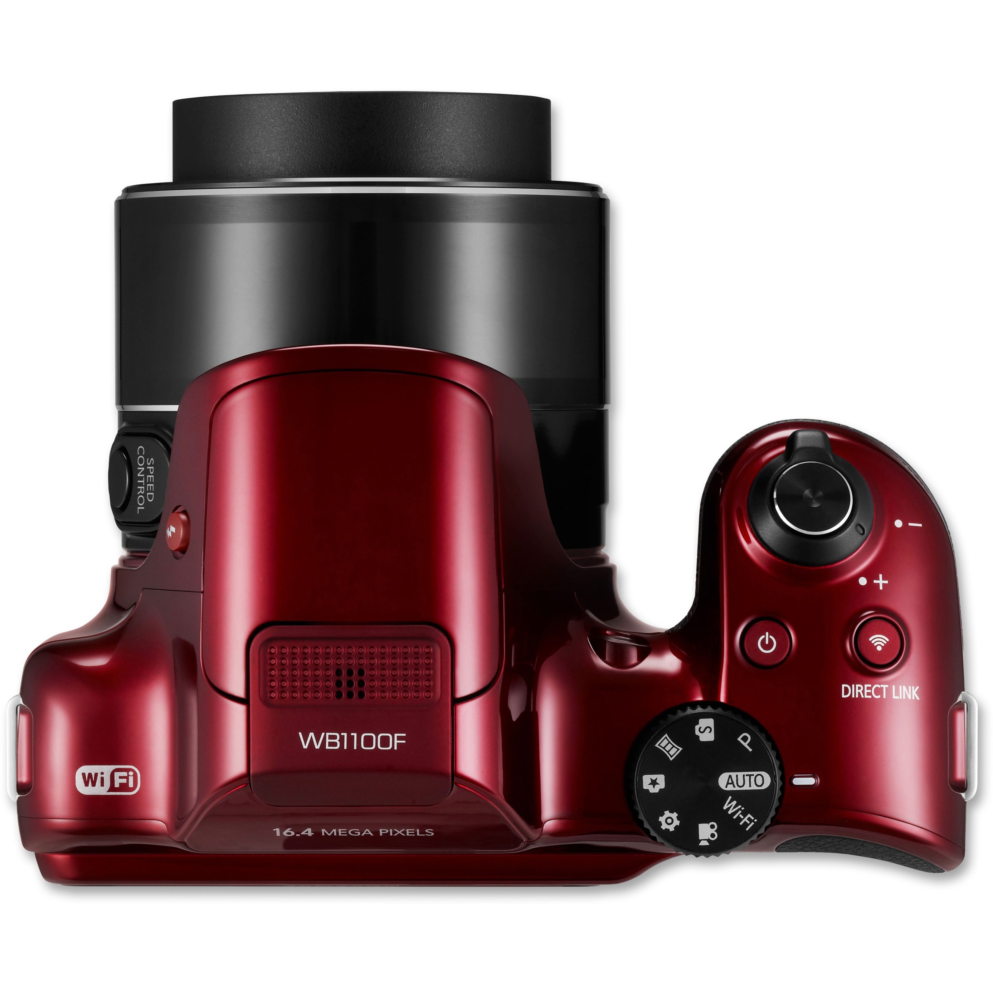Samsung WB1100F 16.2 Megapixel Compact Camera, Red - image 5 of 5