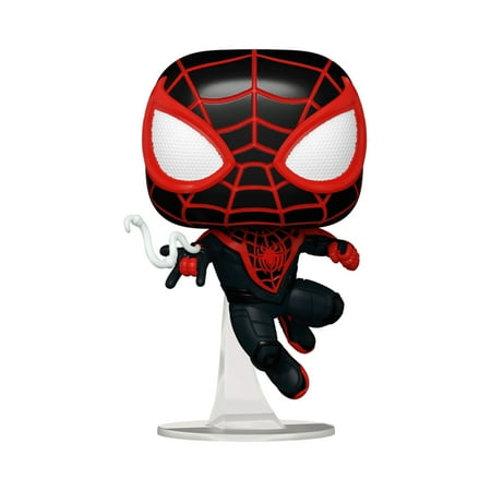 Funko Pop! Marvel: Spider-Man 2- Miles Morales Vinyl Figure with Upgraded Suit #970