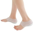 thumbnail image 1 of 1 Pair Concealed Footbed Enhancers Invisible Height Increase Silicone Insoles Pads, 1 of 7
