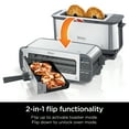 thumbnail image 4 of Ninja® Foodi™ 2-in-1 Flip Toaster, 2-Slice Toaster, Compact Toaster Oven, Snack Maker, 1500 Watts, ST100, 4 of 10