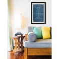 thumbnail image 3 of "Tesla Coil 1914 Blueprint" Framed Painting Art Print, 24" x 1.5", 3 of 4