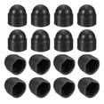 thumbnail image 1 of Uxcell 150pack Tapa de Tuerca Hexagonal, Tapa de Protección de Tuerca de Plástico Negro M4 para Tornillos Hexagonales, Tornillos, 1 of 6