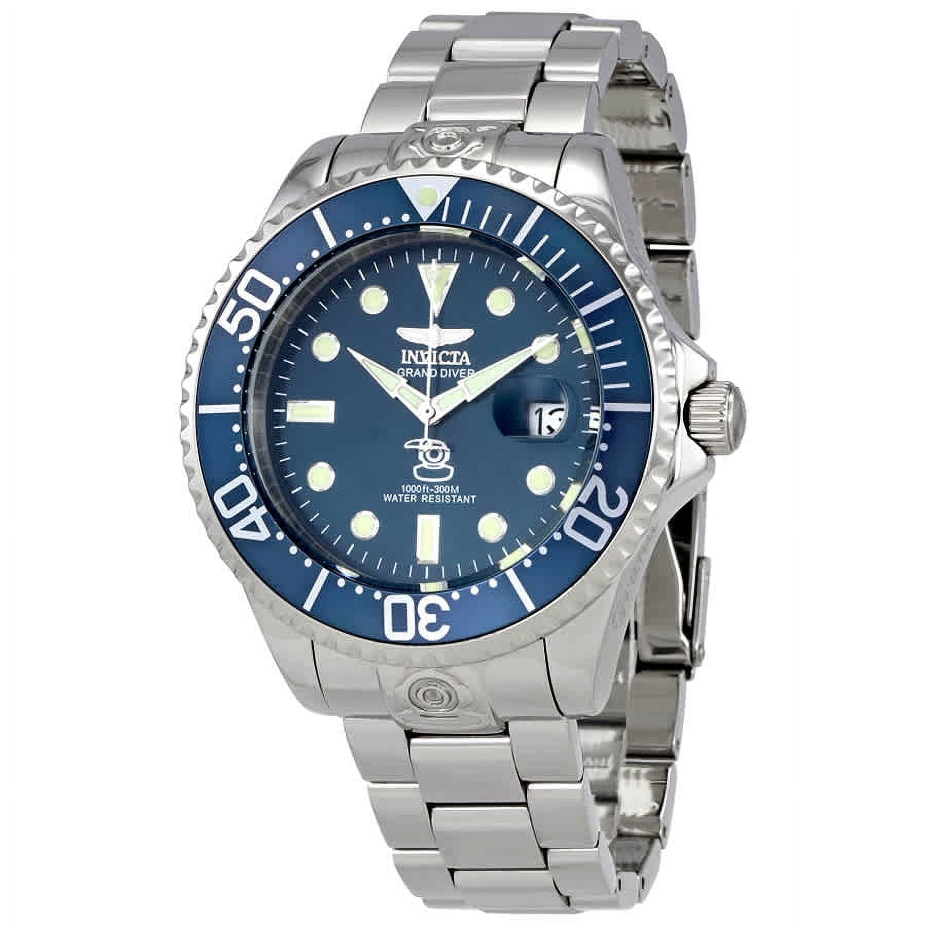 Invicta Pro Diver Grand Diver Automatic Silver Dial Men s Watch 3050 Walmart