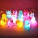 thumbnail image 5 of Luz nocturna MINI oso de fresa silicona nube estrella luna 3D unicornio LED, 5 of 6