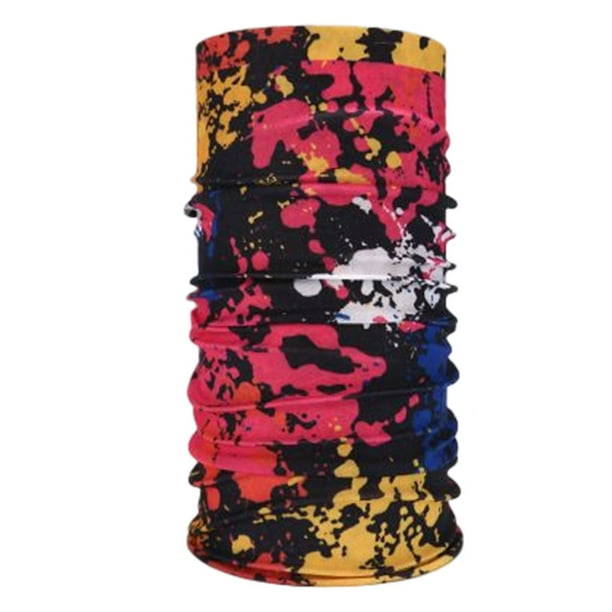 Qarigey Calentador de polainas para el cuello, pasamontañas, Bandana sin costuras, bufandas a prueba de polvo, pañuelo para la cabeza, Accesorio para el cabello grafiti profundo