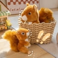 thumbnail image 7 of Squirrel Plush Toy Cute Red Squirrel Stuffed Animal with Lifelike Detail Bedtime Friend for Kids Adults, 7 of 7