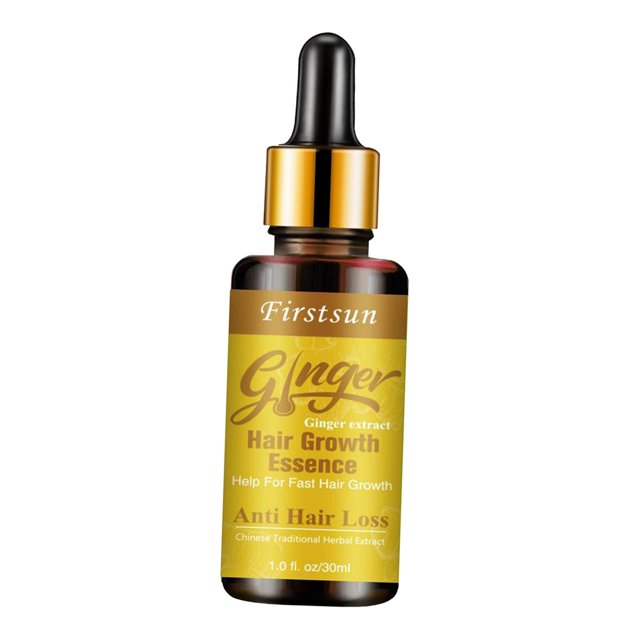 Suero para el crecimiento del cabello de jengibre - para hombres y mujeres - Tratamientos anticaída para un mejor crecimiento del cabello, reparar el jinwen esencia de crecimiento