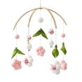 thumbnail image 1 of Nursery Cuna Móvil Recién Nacido Sonajeros Cama Colgante Móvil Campana Juguete Juguete Sensorial para Niños Niñas Recién Nacidos Decoración de Rosa, 1 of 7