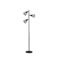 thumbnail image 3 of Noble House 65" Industrial Farmhouse Floor Lamp, Adjustable Cage Shades, for Bedroom, Living Room, Entryway, Matte Black, 3 of 4