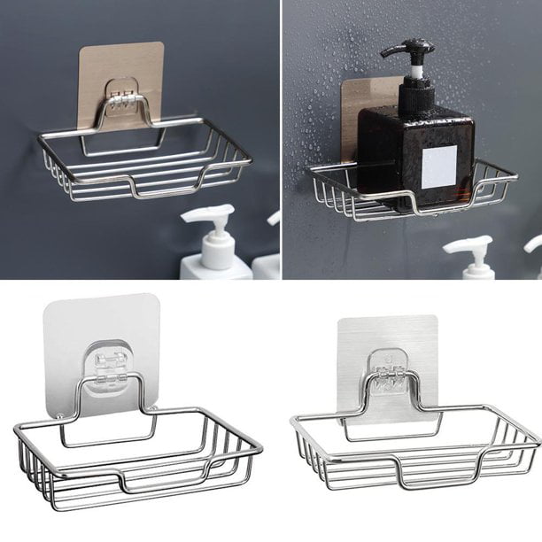 Varkaus Plastic Self Adhesive Wall Mounted Soap Holder For