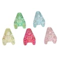 thumbnail image 2 of HONGLIN Alphabet Beads, Chunky Letter Beads with Large Hole, Acrylic Letter Charms for Paracord Bracelets, Keychains, Shoelaces, and DIY Crafts, 5 Pcs, 2 of 6
