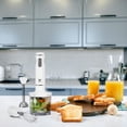 thumbnail image 6 of Moss & Stone Hand Blender With Egg Whisk & Chopper, Powerful 300 Watt - Stick Blender, Hand Mixer Set Stainless Steel Shaft & Blades, White Handheld Blender With Ergonomic Handle, 6 of 7