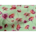 thumbnail image 4 of oneOone Cotton Poplin Mint Fabric Flower Watercolor Dress Material Fabric Print Fabric By The Yard 56 Inch Wide, 4 of 4