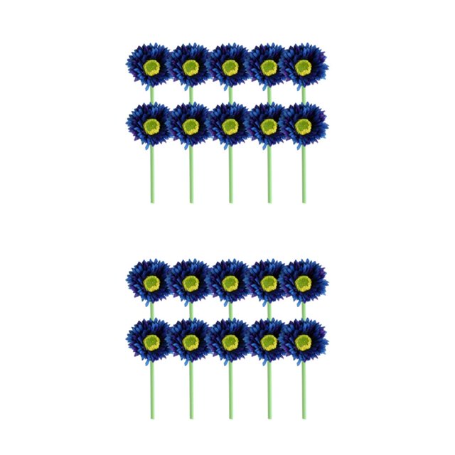 Naiovety 10 piezas de flores artificiales Gerbera plantas falsas novia jardín fiesta Type5 NO5