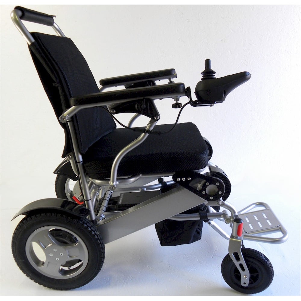Deluxe electric Powered Foldable Mobility Wheelchair, lightweight