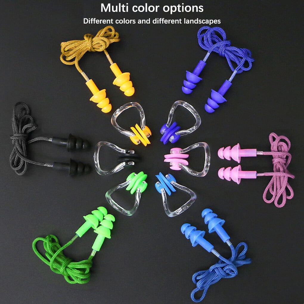 Bouchons D'oreille En Silicone,12 Paires Anti-Bruit Bouchons D'oreilles