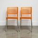 thumbnail image 5 of Ilios Innova | Set de 4 Sillas Galeri Modernas de Polipropileno Naranja con Patas de Aluminio, Sillas Minimalistas Apilables para Comedor, Restaurante, Jardín o Exterior, Resistentes y Ergonómicas, 5 of 9