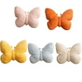 thumbnail image 3 of kurtrusly Visual Effects With Unique Butterfly Bow For Study Rooms And Photo Props Soft And Skin-friendly Butterfly Throw Pillow yellow, 3 of 5