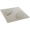 thumbnail image 6 of Ekena Millwork 11 7/8"W x 11 7/8"H Artisan EnduraWall Decorative 3D Wall Panel, UltraCover Satin Blossom White (Covers 0.98 Sq. Ft.), 6 of 6