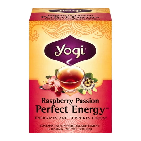 Yogi Tea Bags Raspberry Passion Perfect Energy - 16 CT