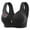Black A, variant on Horkkom Wireless Bras for Women, Seamless Comfortable Soft V Neck No Underwire Support Push Up Everyday Bra, Gifts for Women