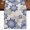 Blue, variant on Table Runners 108 Inches Long Dress Scarves, Geometric Flower Farmhouse Coffee/Dining/Kitchen Table Runner for Living Room, Vintage Country Floral Blue Grey on Linen 13x108 Inch