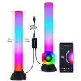 thumbnail image 2 of De Barras De Luz Inteligentes Rgb, Luces Led Inteligentes, Sincronización De Música, Barra De Luz De Color Bluetooth Para Entretenimiento, Pc, Decoración De Habitación De Tv 2 Uds. Methold HA038788-00, 2 of 6