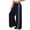 Navy, variant on Stichou Wide Leg Sweatpants for Women 2026 High Waisted Baggy Sweat Pants Active Striped Track Pants with Pockets Gray M