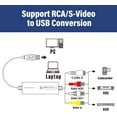 thumbnail image 4 of VIXLW VHS TO Digital Converter, USB Video Capture Card, Video Capture Device, RCA TO USB Converter, 4 of 8