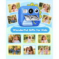 thumbnail image 4 of Bravokids Kids Camera Instant Print,1080P Kids Instant Cameras, Christmas Birthday Gifts for Girls Boys Age 3-12, Toddler Digital Cameras for 3 4 5 6 7 8 9 10 Year Old Girl, 4 of 10