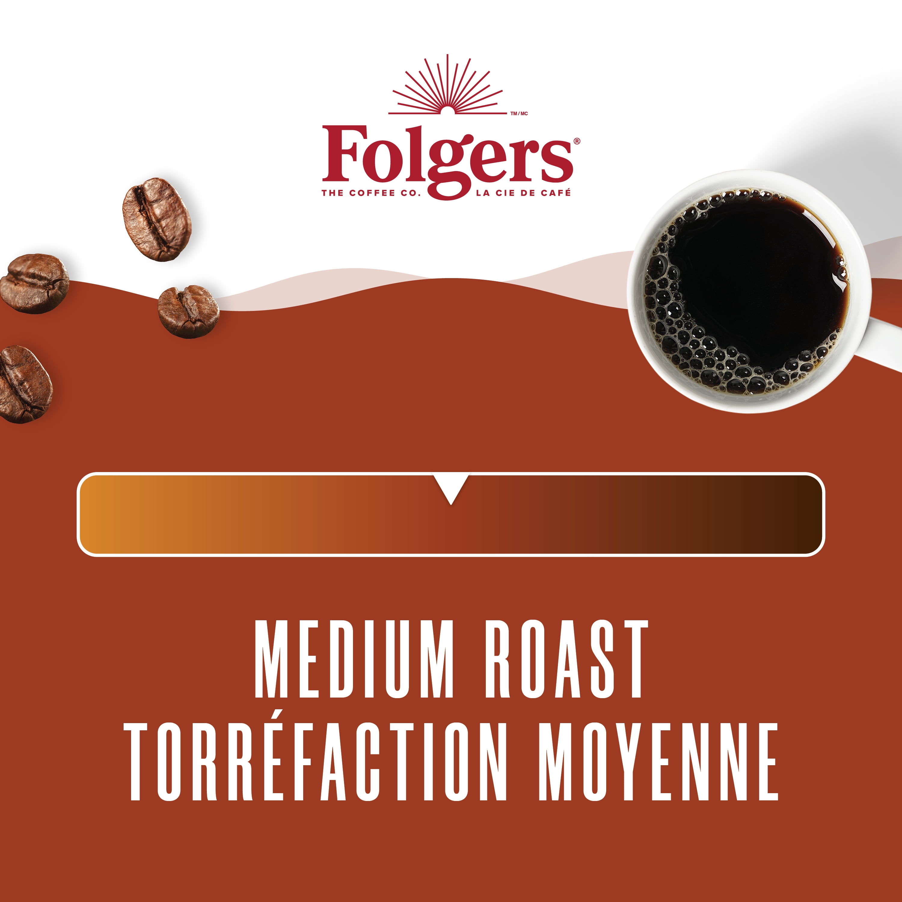 Folgers Classic Decaf Medium Roast Ground Coffee 544 g - Walmart.ca
