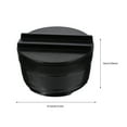 thumbnail image 2 of OULII 1 Set of Multi Function Rice Bucket Rice Storage Container Black Steaming Rice Party, 2 of 8