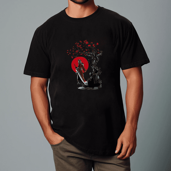 Guardian Under the Sun with Artistic Fantasy Style Unisex Tee,S- 5XL