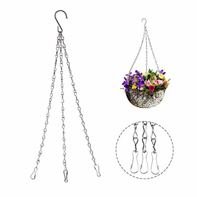Youkk Hanging Chain Replaced Part Fine Workmanship Firmness Household Accessories Convenience Handy Installation Flower Pot Wire
