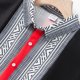 thumbnail image 4 of Eres Más Que una Camisa de Puntuación de Prueba de Color Sólido Casual con Cuello, Bolsillo con Botones de Manga Corta, 4 of 9