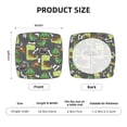 thumbnail image 5 of Rateoe Cartoon Dinosaurs.Cute Dinosaurs Pattern Square Couch Cushion Covers, Sofa Furniture Protector Slipcover with Bottom Tie rope, Soft Non-Slip Non-Wrinkle Non-Sticky-Two Pieces, 5 of 7