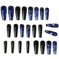 thumbnail image 3 of Xihbxyly 24 Parches para Uñas Postizas, Productos para Uñas Usables, Pegamento Removible de 1 Ml, 3 of 3