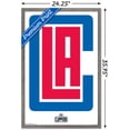 thumbnail image 3 of NBA Los Angeles Clippers - Logo 15 Wall Poster, 22.375" x 34", Framed, 3 of 5
